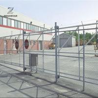 China Dip Galvanized Steel Fence Gate With PVC Coated Surface Treatment on sale