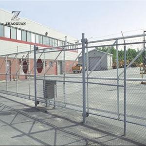 Dip Galvanized Steel Fence Gate With PVC Coated Surface Treatment