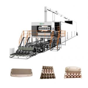 OEM Egg Paper Tray Making Machine 156KW-160KW Egg Carton Maker