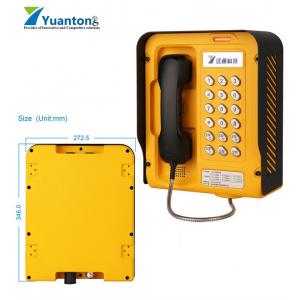 PoE Powered weather resistant telephone With Flashing Warning Light