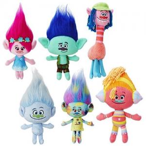 China 12 Inch Cartoon Stuffed Disney Plush Toys Lovely New Trolls For Children Gift supplier