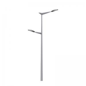 50ft 60ft Galvanized Street Light Pole Q235b Cast Iron Lamp Post