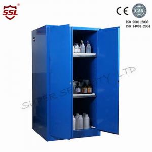 China Solo gabinete de almacenamiento azul de la puerta para Flammables químico, top del banco wholesale