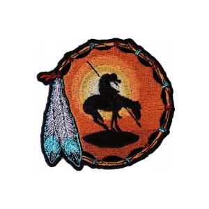 Custom Clothing Accessories  Iron On Badge Patches Heat cut Embroidered Fabric Decorative