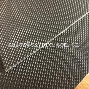 China Wear Resistant Anti Static Mini Diamond Top Fabric PU / PVC Conveyor Belting supplier