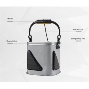 Portable Fishing Water Pail for Camping Traveling Hiking Fishing Boating Gardening with 4.5 Meters Rope