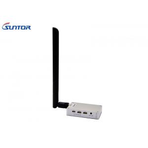 China 20KM IP Camera Drone Helicopter Wifi Audio Video Sender Receiver With Double RJ45 Port supplier