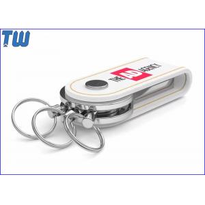 USB 2.0 UDP Leather Keychain Flash Memory Drive 32GB USB Flash Drive