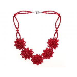 Fashion natural red coral necklace women Jewelry wholesale from China low MOQ