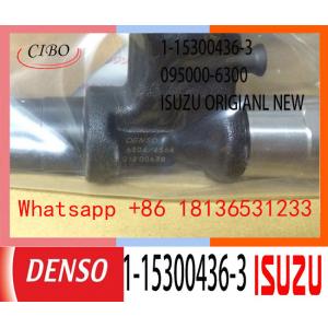 China DENSO originanl injector 1-15300436-3 1153004363 0950006300 0950006301,0950006304 ,0950006303,095000-4363 for ISUZU 6WG1 supplier