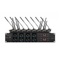China 8 Channels UHF Wireless Microphone System Professional Sound Quality on sale