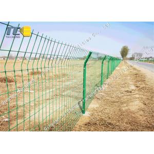 Pvc Coated Welded Wire Fence High Speed Protection Net Corrosion Resistance