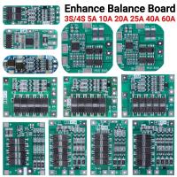 China 3S 4S 25A 40A 60A BMS Battery Protection Board Li Ion Battery Charging Board on sale