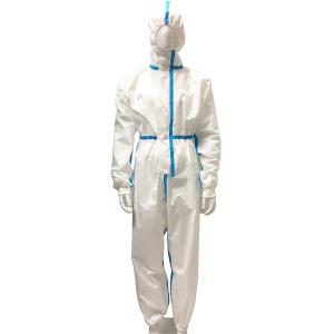 China Anti Dust Ventilation Non Porous White Disposable Suit supplier