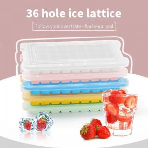 China Cocktails Silicone Ice Cube Tray With Lid Multipurpose Durable supplier