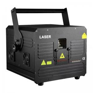 3W RGB 3D ILDA Laser Show Light 12CH DMX512 Animation DJ Bar Stage Laser System Projector