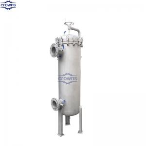 SS 304 20 Bags Filter Housing 20 Inch Sanitary Pleated Filter Cartridge Filter Housing