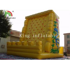 China 0.55mm PVC Tarpaulin Inflatable Sports Games / Exciting Outdoor Rock Inflatable Climbing Mountain supplier
