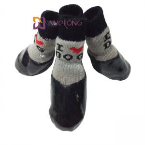 Waterproof Pet Socks With Straps Rubber Sole Gripper Outdoor Anti Slip Dog Socks Boot