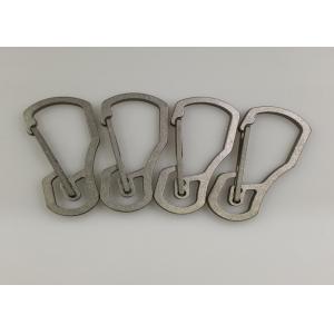 China EDC Rainbow Color Titanium Carabiner Durable Key Ring Hook For Camping supplier