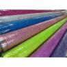 China Colorful Party Decoration Glitter Pvc Fabric 0.35mm Thickness For Sewing Bags wholesale