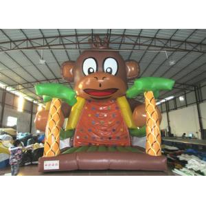 Kids Big Party Inflatable Rock Climbing Wall Mountain Colourful 6 X 6 X 7.5m