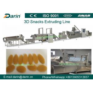 China 3D Snack Pellet Machinery / Single Screw Snack Extruder Machine for 3D Pellets supplier