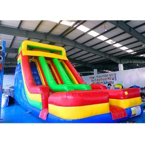 China 0.55mm PVC Tarpauline Large Inflatable Slide For Backyard Kids' Party supplier