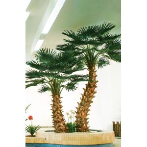 Washington Coconut Artificial Landscape Trees Hotel Restaurant Anti UV Long Lifespan 2-10 Meter