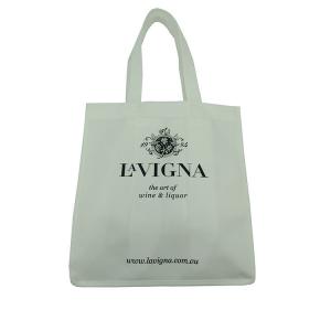 China 6 Bottle Canvas Wine Tote Non Woven Tote Bags White Or Customize supplier
