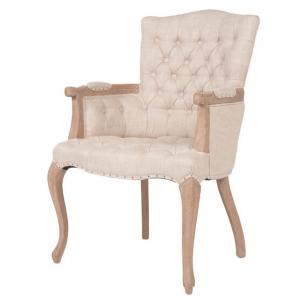 China upholstered dining chairs with arms french style dining room chairs wholesale dining chair supplier