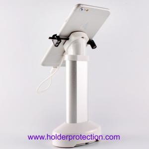 China COMER Smartphone retail display alarm counter stand with mobile phone clamp supplier