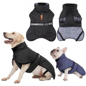 Cavalry Twill Fabric Cotton Outdoor Jacket Clothing For Pets In XL / 6XL Sizes