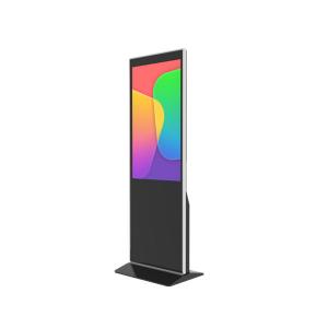 Black Lg 49 Inch Digital Signage 500nits Touch Screen Interactive Kiosk
