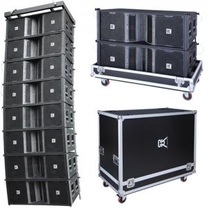 China Professional Line Array Speakers Dual 12'' Powered Musical Instrument , Active Pa Speaker supplier