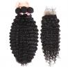 China No Tangle 100% Virgin Human Hair Extensions And 4 X 4 Closures wholesale