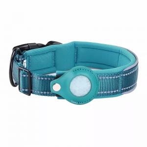 Polyester Outdoor Dog Pet Collars Leashes For Apple Airtag