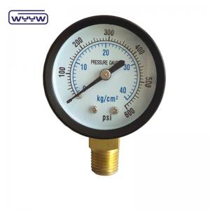 China factory manometer bar psi 60mm water pressure test gauge