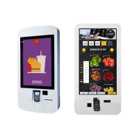 China Food Ordering Self Service Kiosk , Touch Screen Display Kiosk With Pos System / Bill Printer on sale