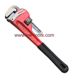 China HR70108 American type pipe wrench heavy duty, plastic dipped supplier