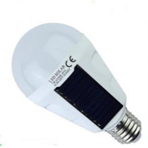 rechargeable led solar emergency light bulb E27 B22 lamp led smd5630 80RA high light efficiency 2 years warranty CE 12W