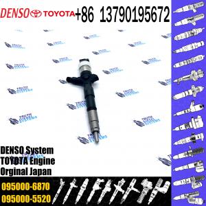 Diesel Common Rail Injector Assembly 23670-39155 095000-6870 For TOY0TA 1KD-FTV Engine