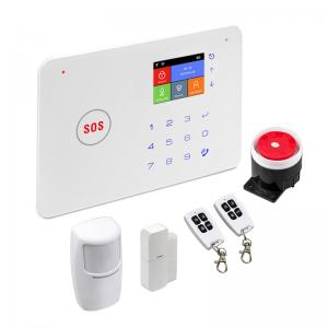 China Wireless DIY Home Security Tuya WIFI/GSM/RF433 Alarm System SMS Smart Alarm System with PIR Detector Door Sensor Siren supplier