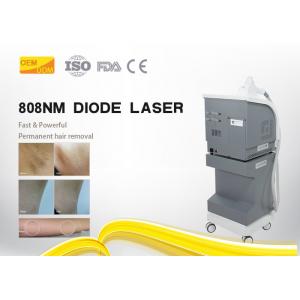 China High Safety 808nm Diode Laser , Salon Laser Hair Removal Machine Big Spot Size 12mm*12mm supplier