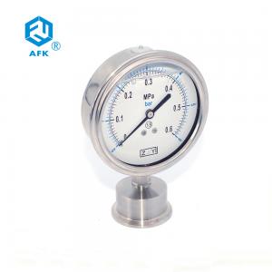 China 60kPa 3mm Dia Digital Gas Pressure Gauge Sanitary Diaphragm AFK supplier