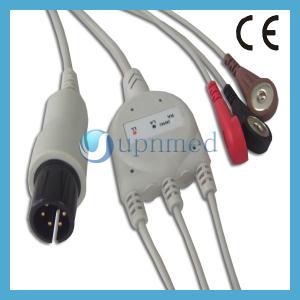 China Zoll PD1200 3 lead ecg cbale,1 K resistance supplier