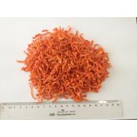 China Szie 3x3x20mm Dehydrated Carrot Chips / Crispy Vegetable Chips 8% Sugar on sale