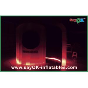 Wedding Photo Booth Hire Color Change Inflatable LED Photo Booth With Remote Control L3*W2*H2.3M