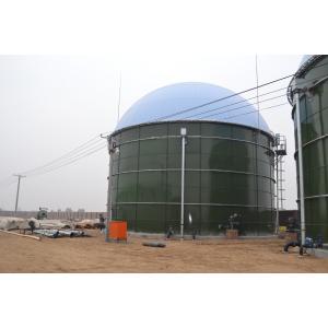 China Anaerobic Digester Glass Lined To Steel Construction Tanks In Biogas / Wastewater Treatment supplier