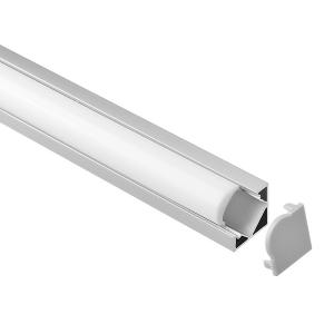 18.1*18.1mm Aluminium Extrusion Corner Profiles 2m 3m Length 60 Degrees